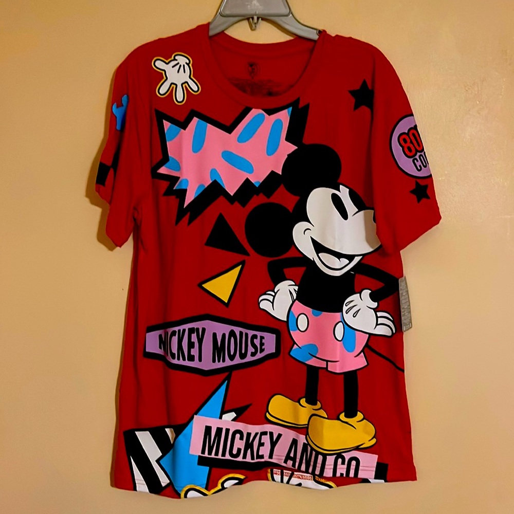 T-shirt MICKEY 80’s Red